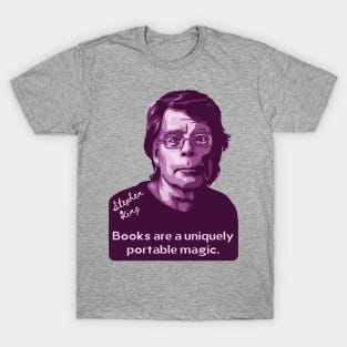 Stephen King Portrait and Quote T-Shirt